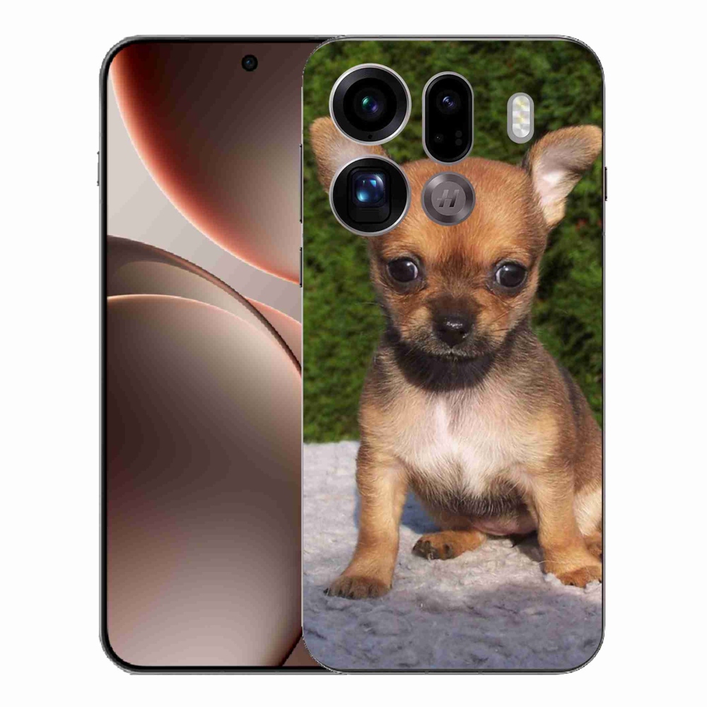 Gélový kryt mmCase na Oppo Find X9 Pro - čivava 3
