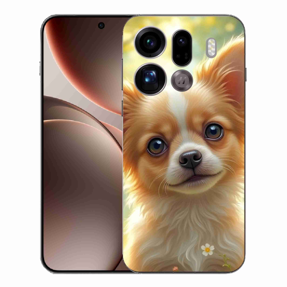 Gélový kryt mmCase na Oppo Find X9 Pro - čivava 5