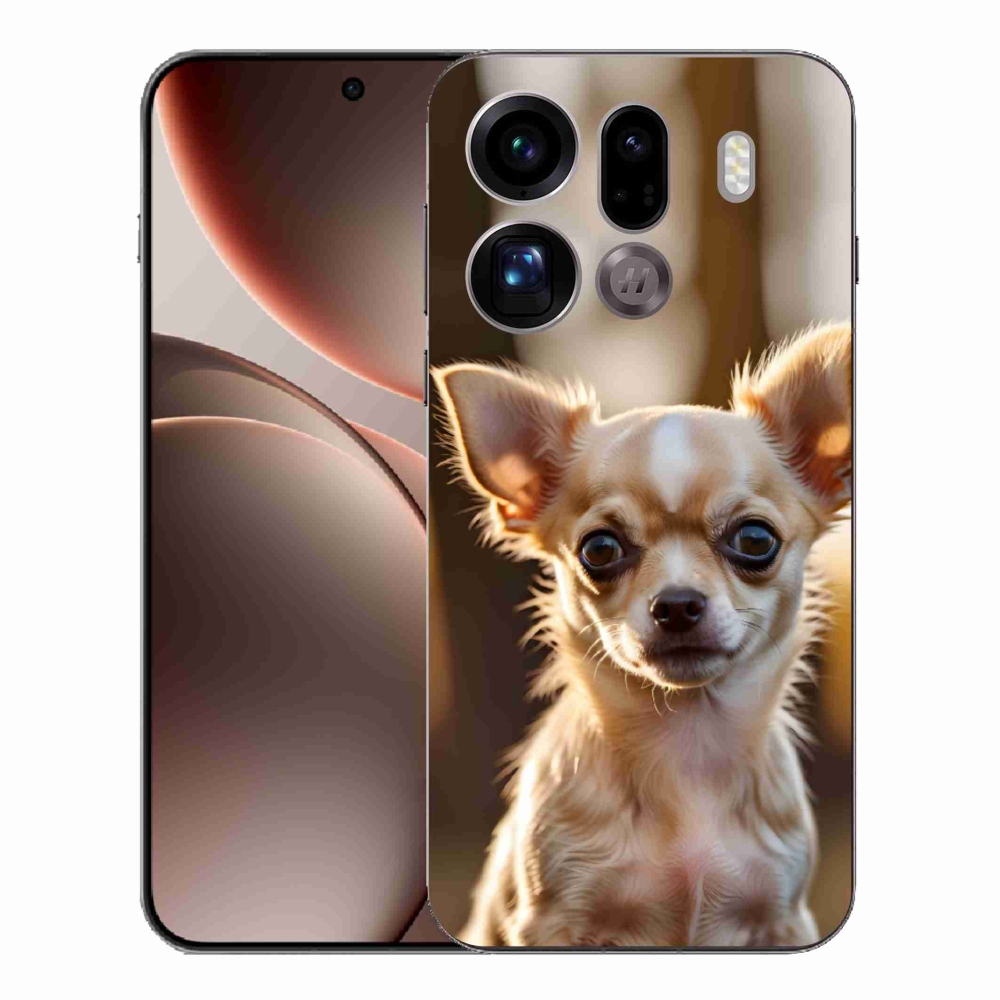 Gélový kryt mmCase na Oppo Find X9 Pro - čivava 6