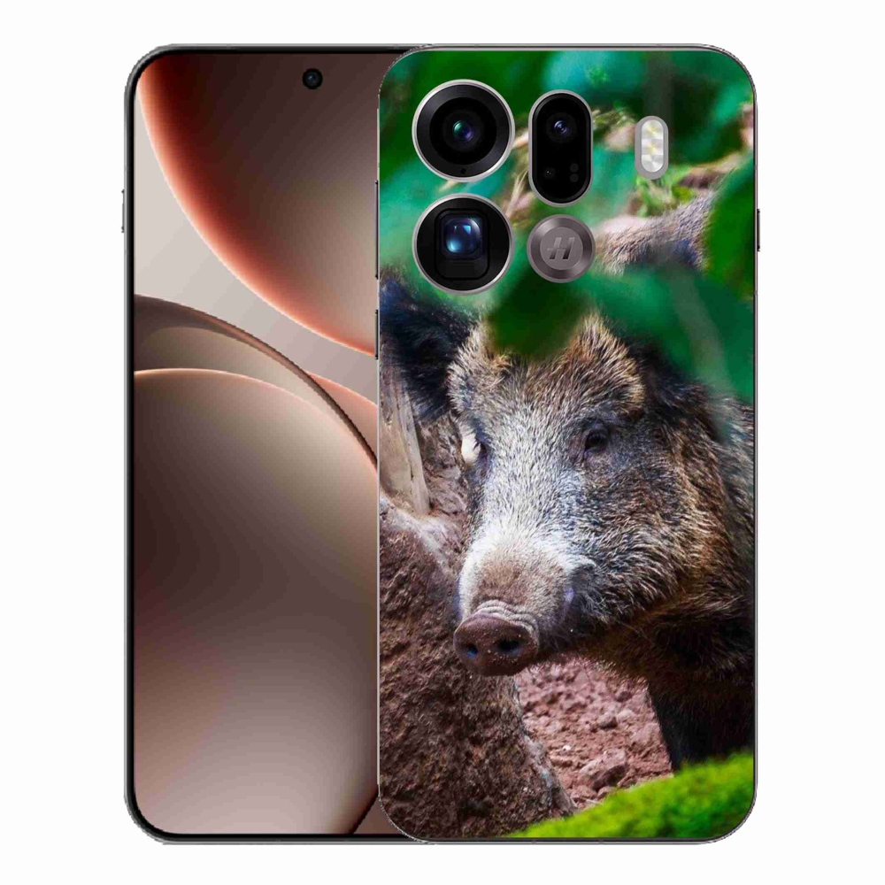 Gélový kryt mmCase na Oppo Find X9 Pro - divoké prasa