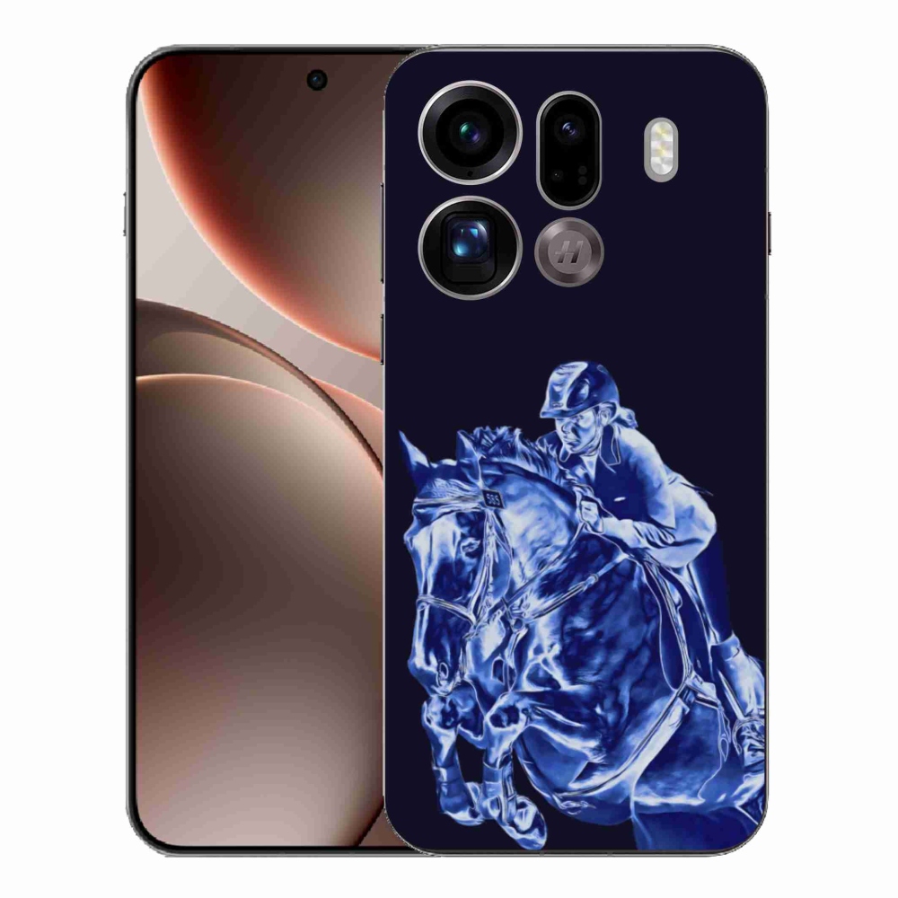 Gélový kryt mmCase na Oppo Find X9 Pro - dostihový kôň
