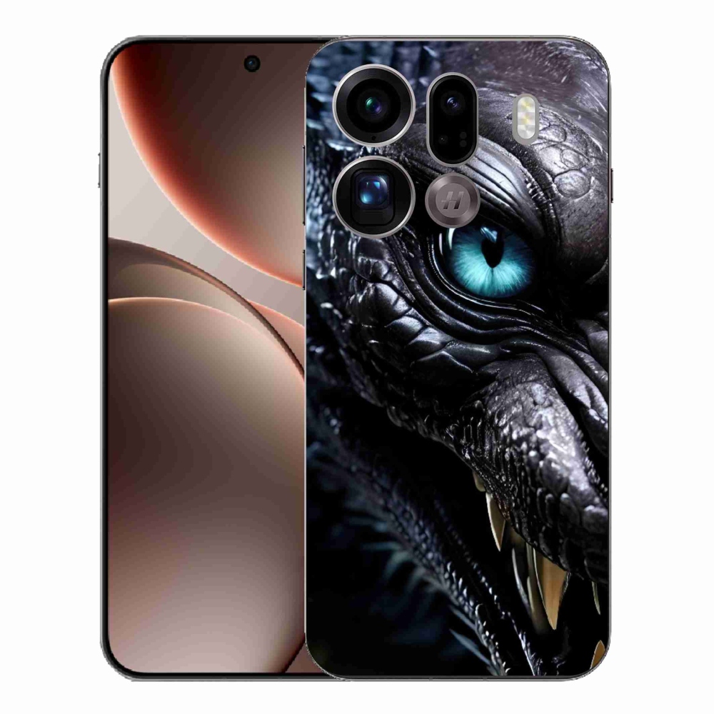 Gélový kryt mmCase na Oppo Find X9 Pro - dračí pohľad