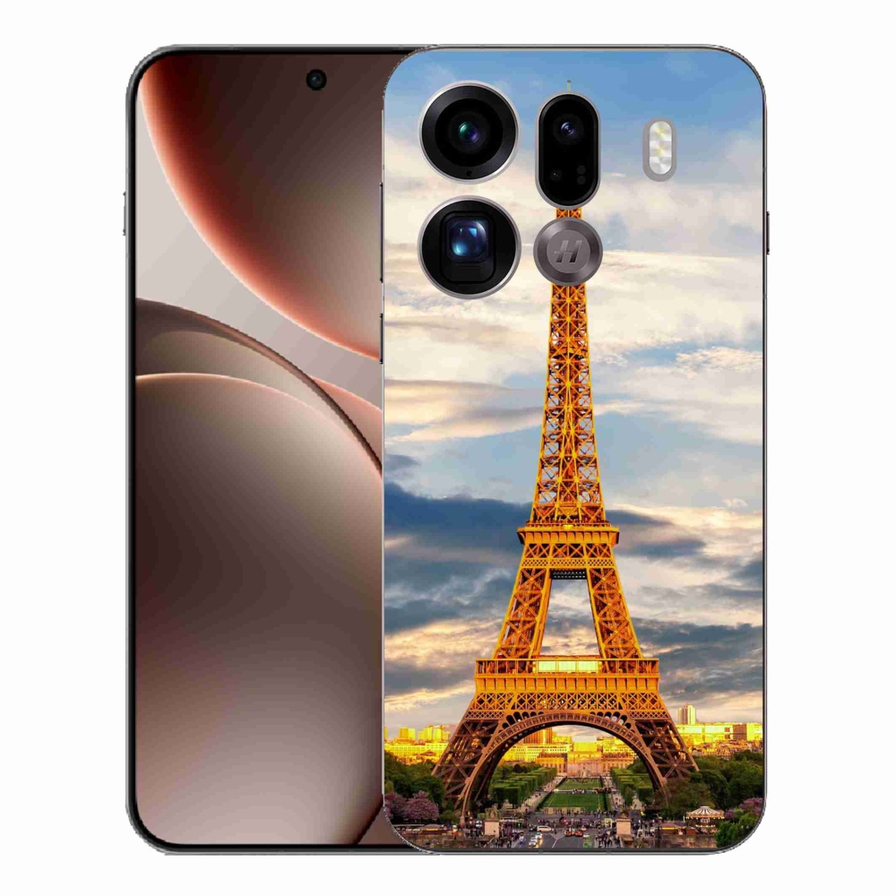 Gélový kryt mmCase na Oppo Find X9 Pro - eiffelova veža 3