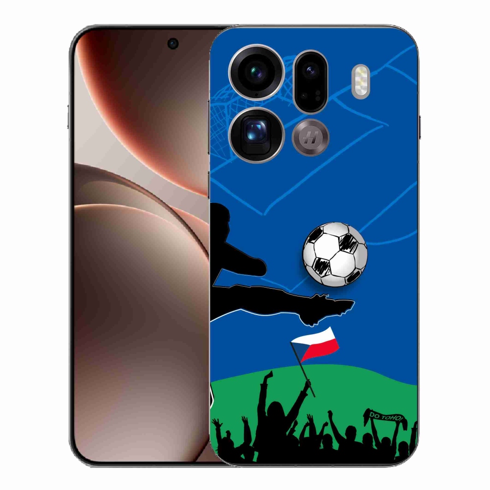 Gélový kryt mmCase na Oppo Find X9 Pro - fanúšikovia futbalu
