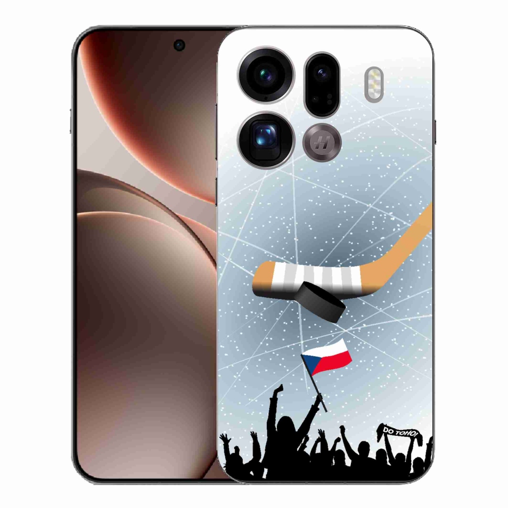 Gélový kryt mmCase na Oppo Find X9 Pro - fanúšikovia hokeja