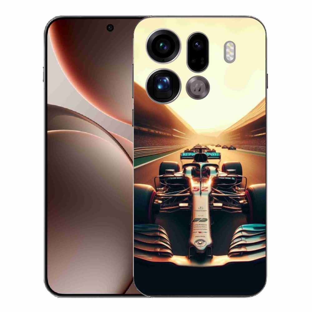 Gélový kryt mmCase na Oppo Find X9 Pro - formula 1