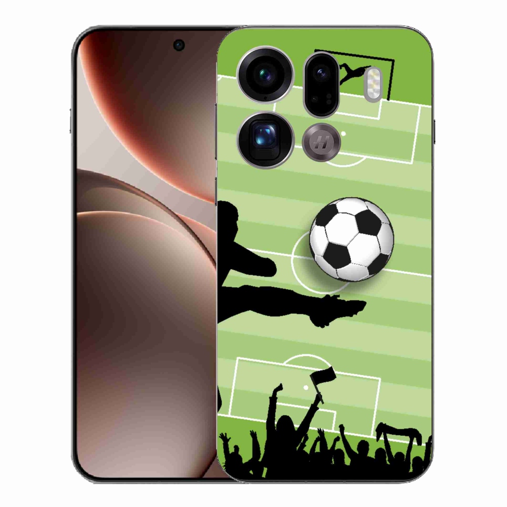 Gélový kryt mmCase na Oppo Find X9 Pro - futbal 3