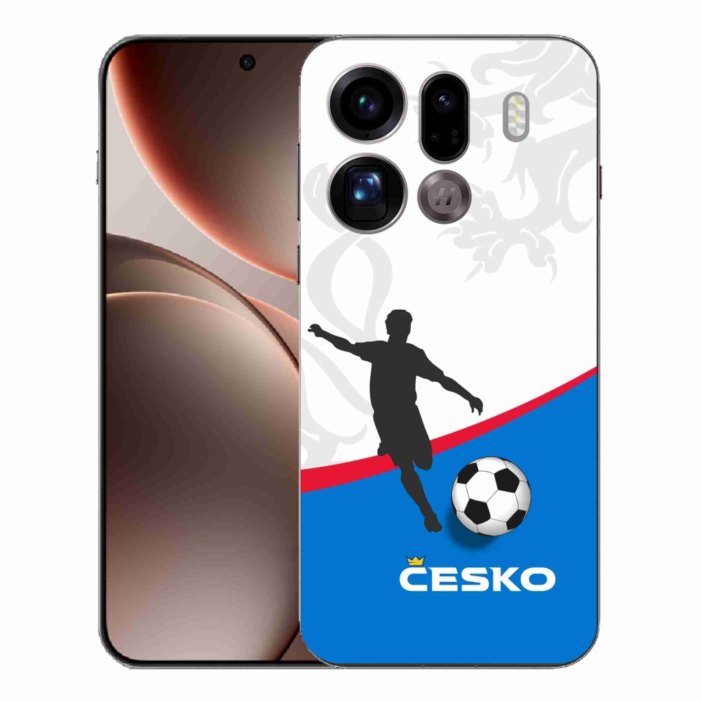 Gélový kryt mmCase na Oppo Find X9 Pro - futbal Česko 1