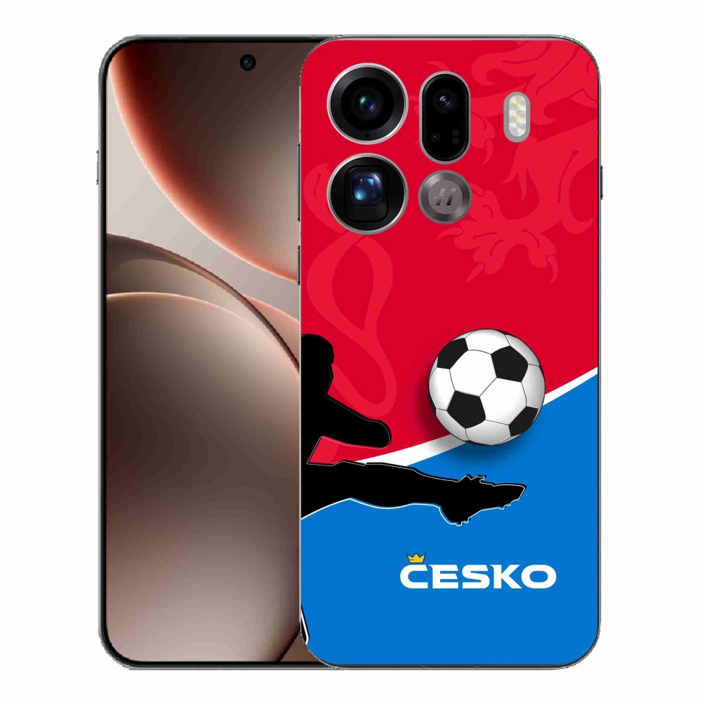 Gélový kryt mmCase na Oppo Find X9 Pro - futbal Česko 2