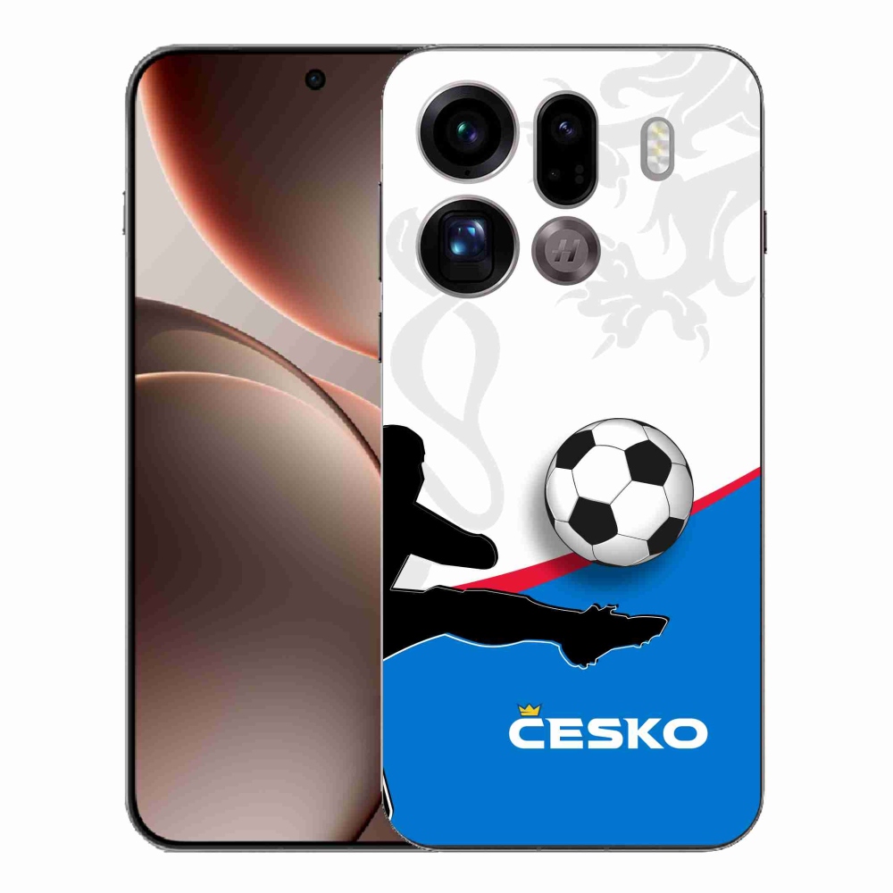 Gélový kryt mmCase na Oppo Find X9 Pro - futbal Česko 3