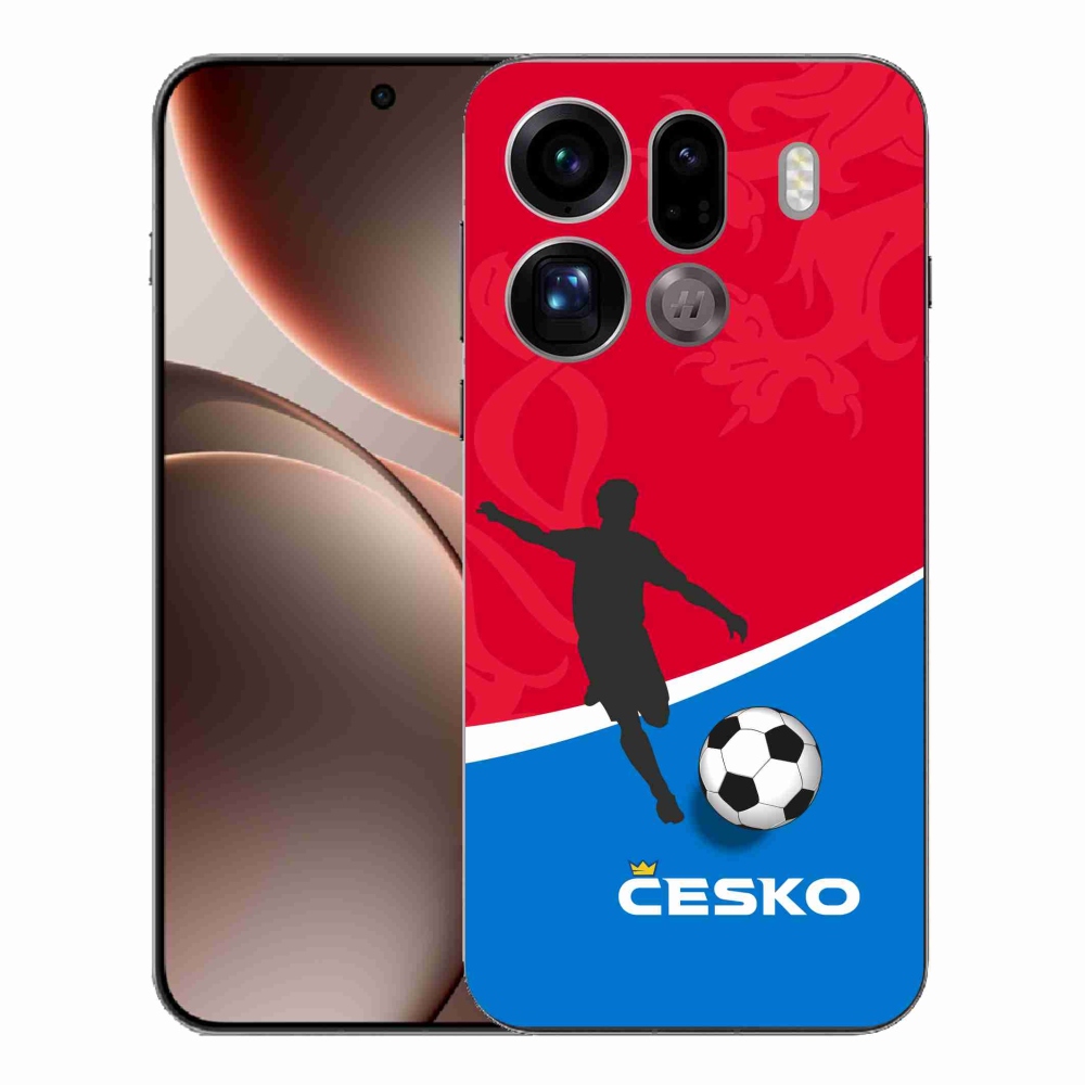 Gélový kryt mmCase na Oppo Find X9 Pro - futbal Česko