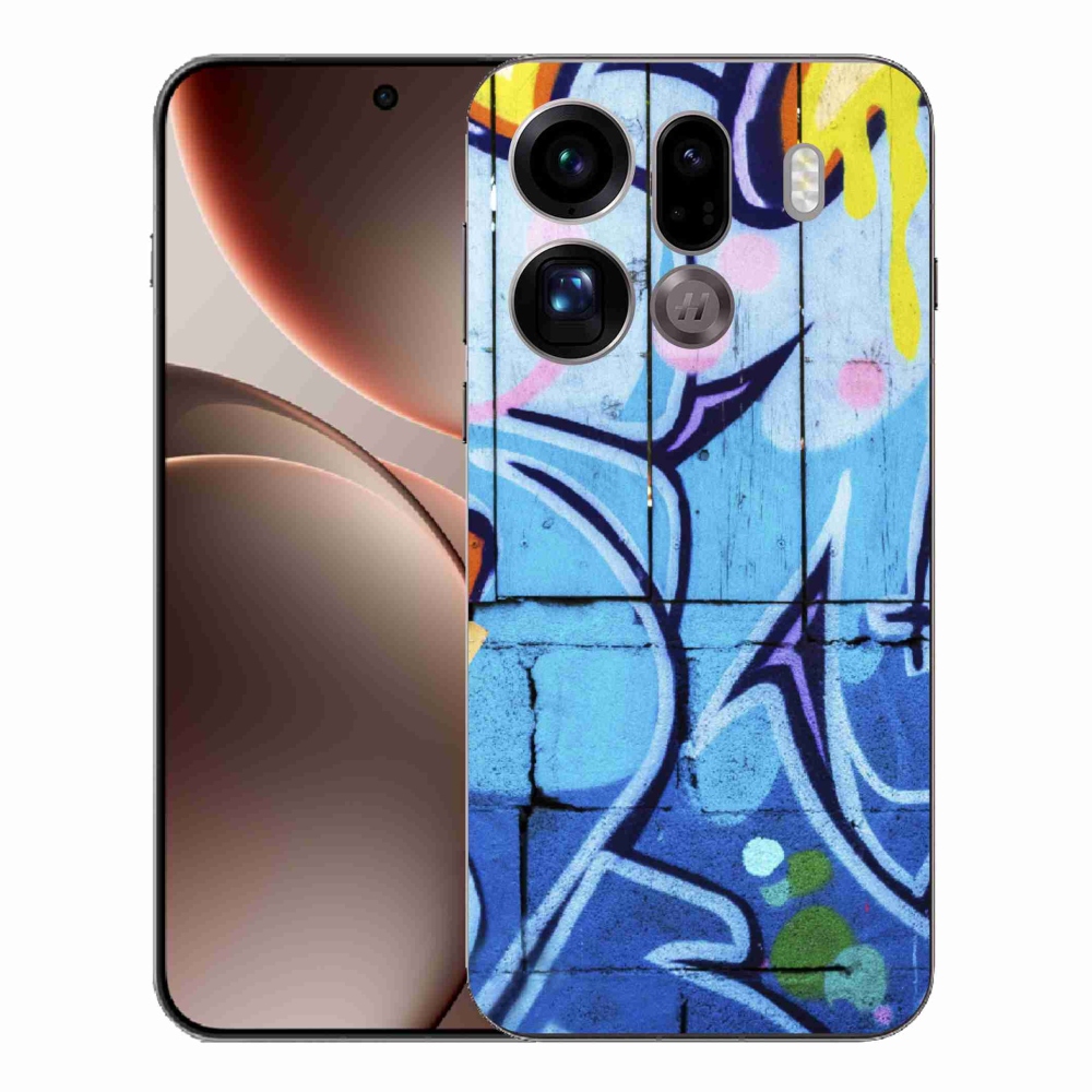 Gélový kryt mmCase na Oppo Find X9 Pro - graffiti