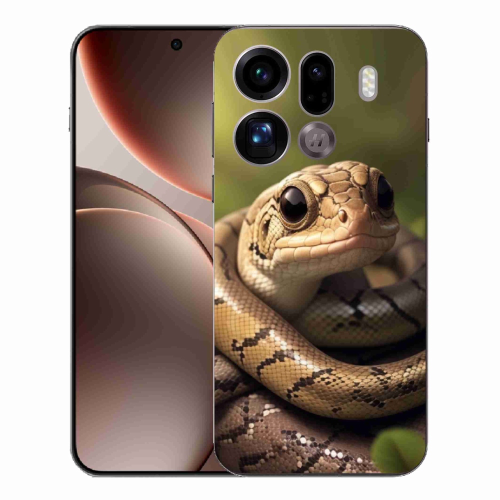 Gélový kryt mmCase na Oppo Find X9 Pro - had 1
