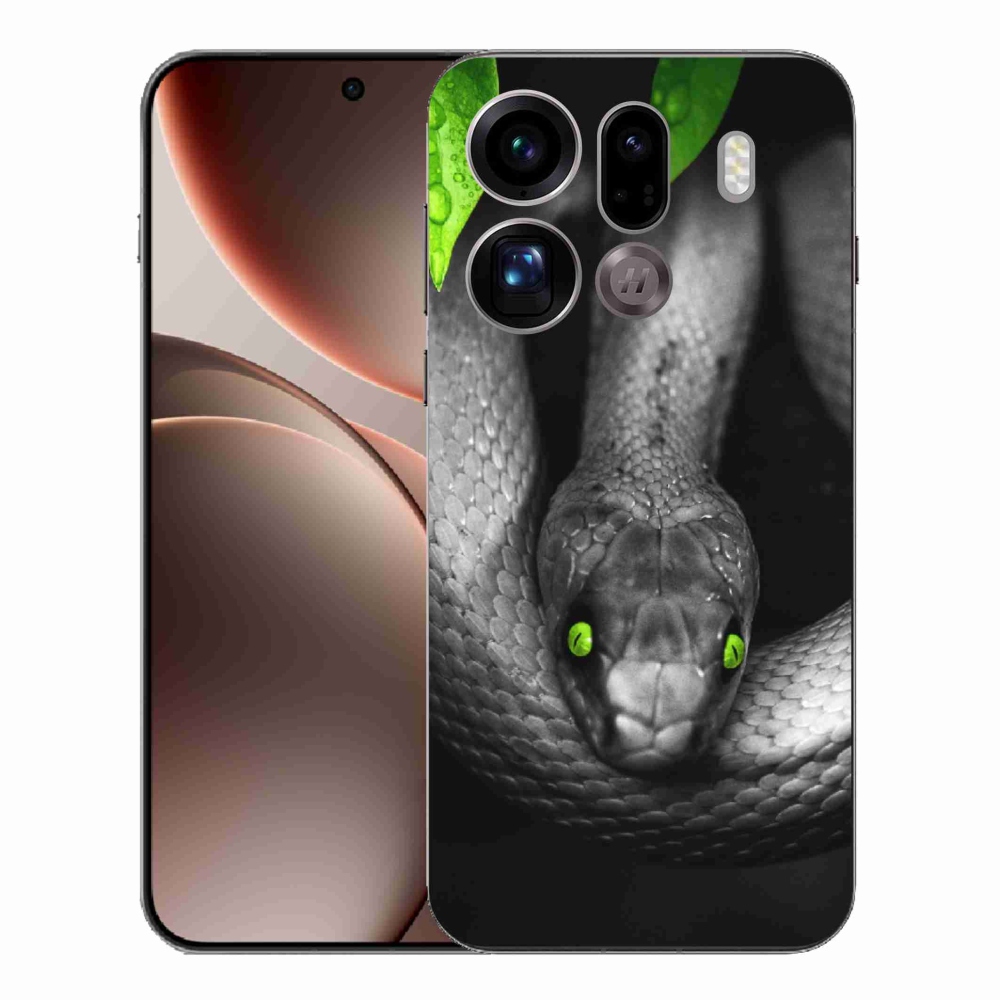 Gélový kryt mmCase na Oppo Find X9 Pro - had