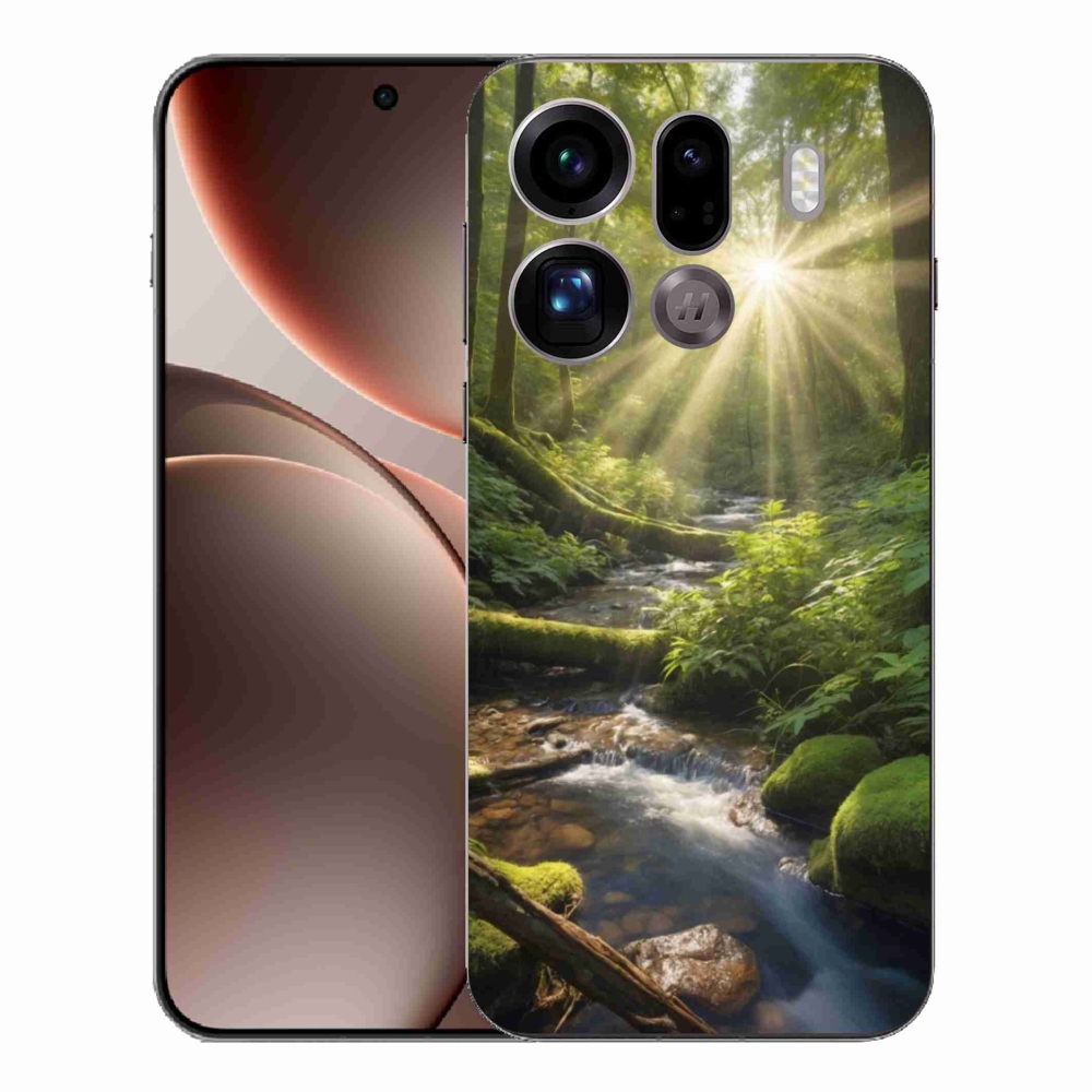 Gélový kryt mmCase na Oppo Find X9 Pro - hlbina lesa