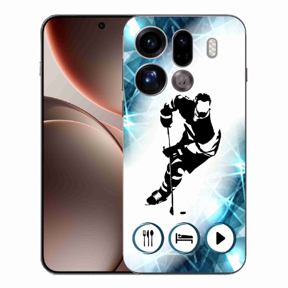 Gélový kryt mmCase na Oppo Find X9 Pro - hokej 1