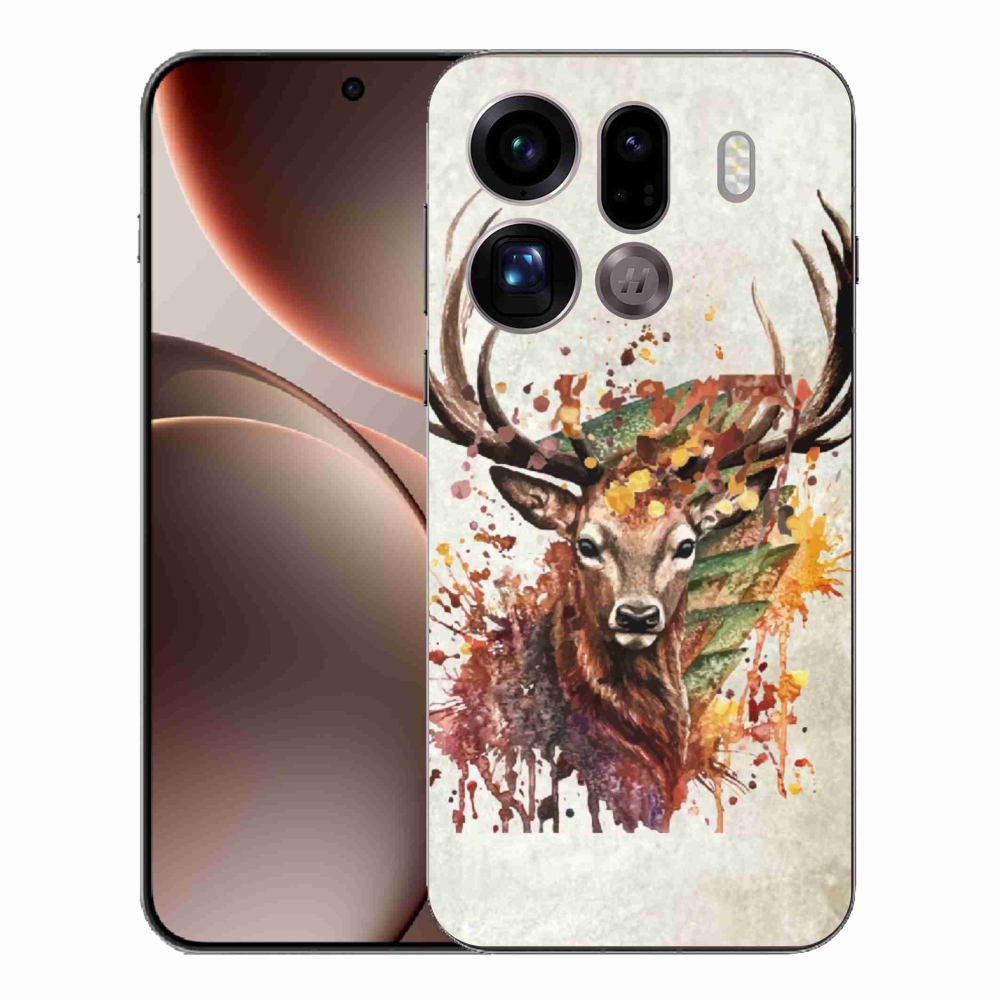 Gélový kryt mmCase na Oppo Find X9 Pro - jeleň 1