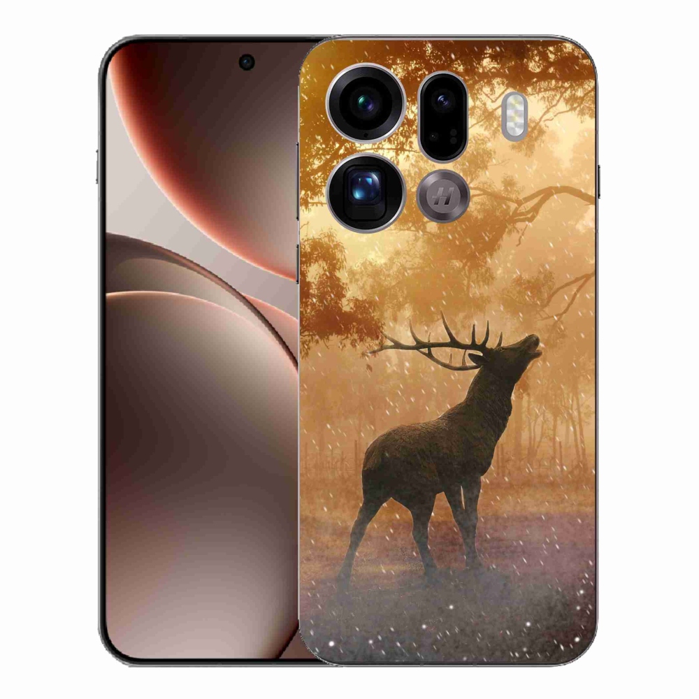 Gélový kryt mmCase na Oppo Find X9 Pro - jeleň v ruji