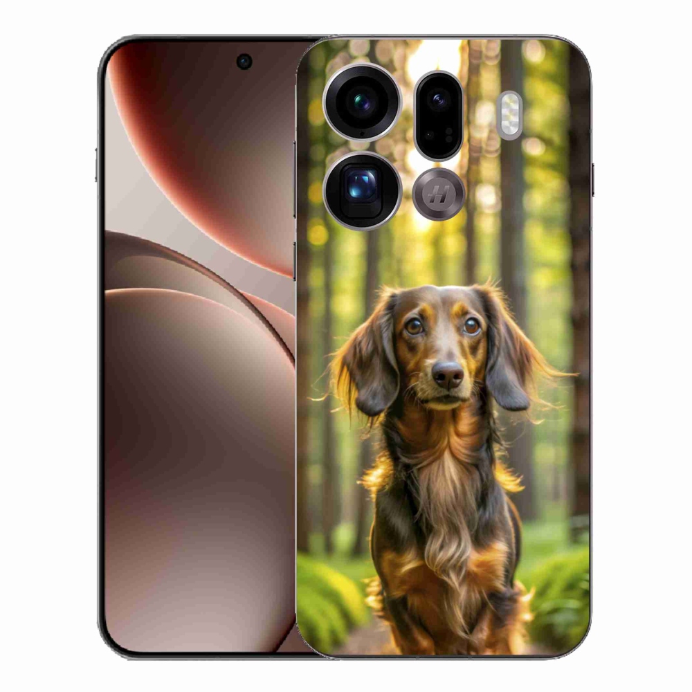 Gélový kryt mmCase na Oppo Find X9 Pro - jazvečík 4