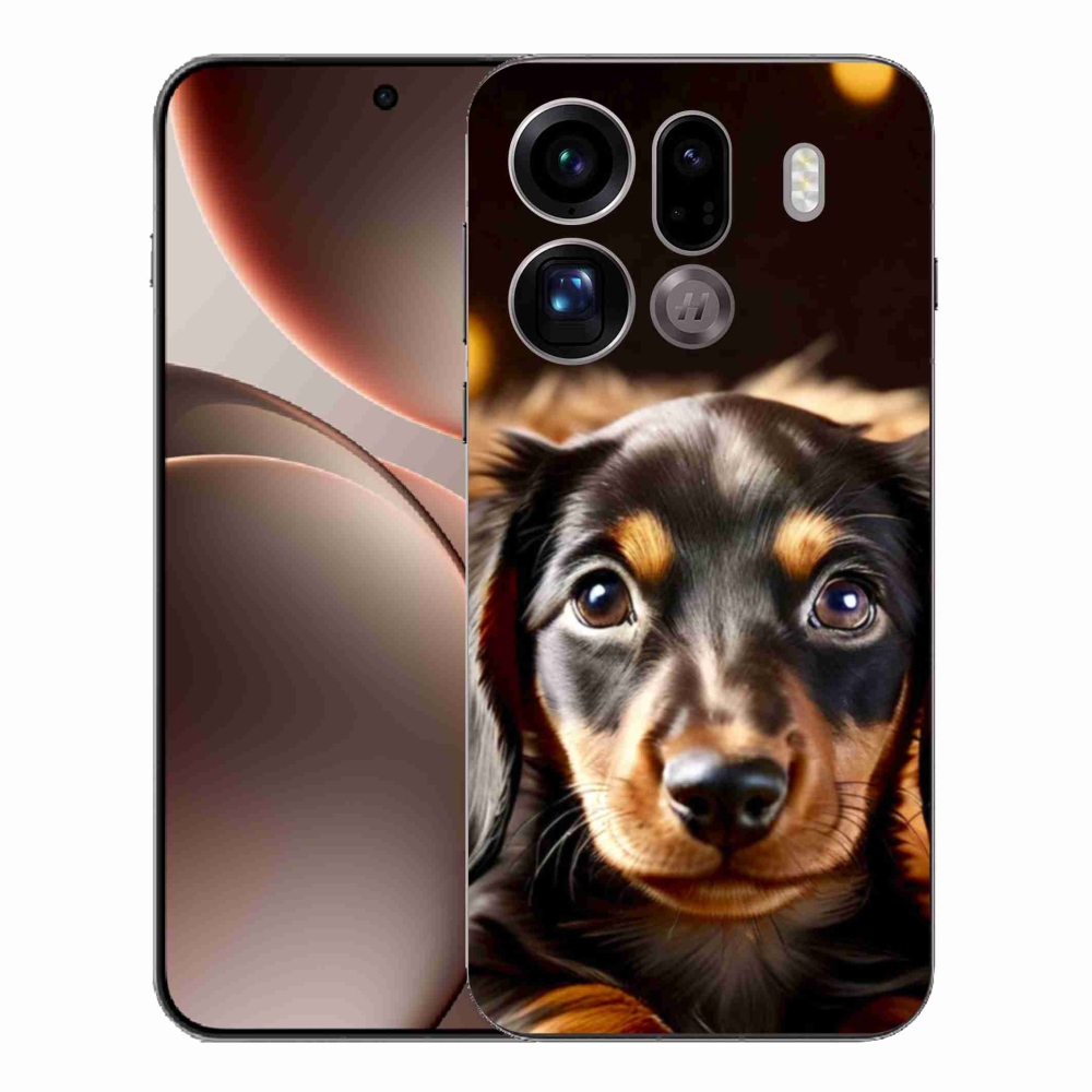 Gélový kryt mmCase na Oppo Find X9 Pro - jazvečík