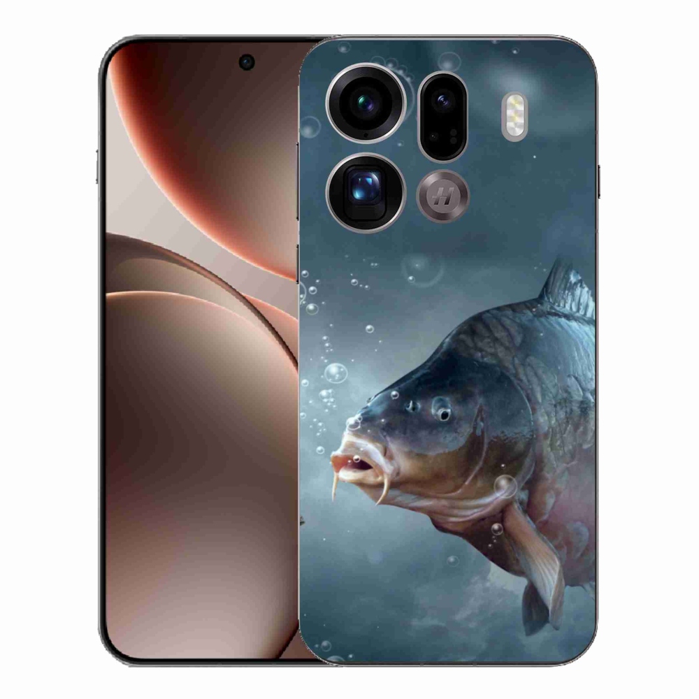 Gélový kryt mmCase na Oppo Find X9 Pro - kapor a bublinky