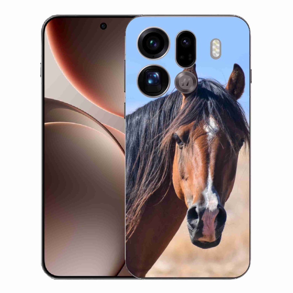 Gélový kryt mmCase na Oppo Find X9 Pro - pokojný kôň