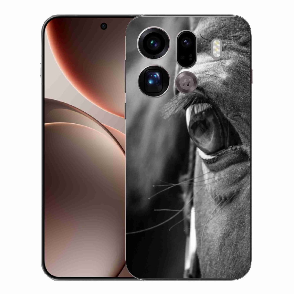 Gélový kryt mmCase na Oppo Find X9 Pro - konský pohľad