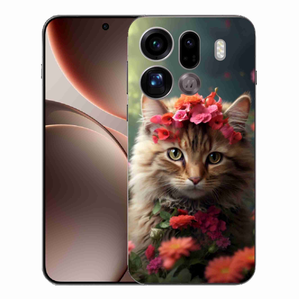 Gélový kryt mmCase na Oppo Find X9 Pro - mačacia princezná