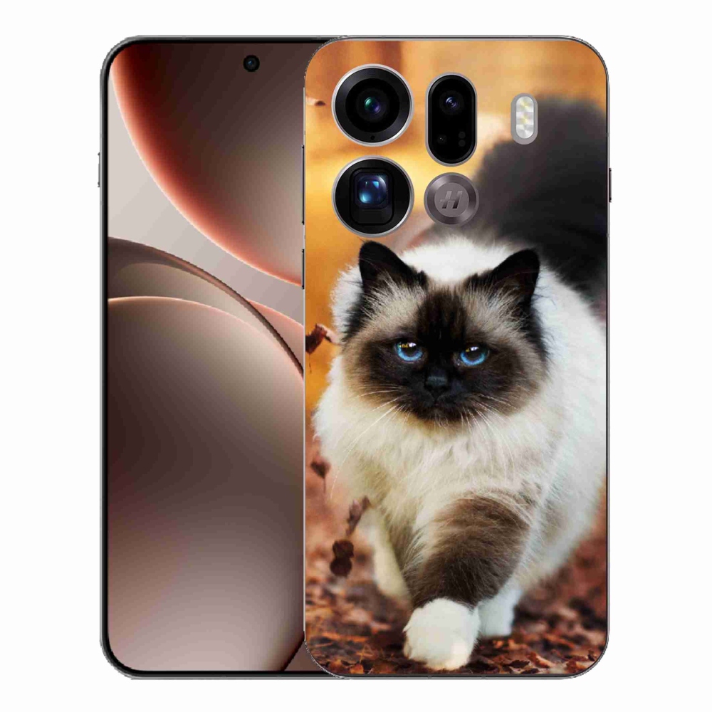 Gélový kryt mmCase na Oppo Find X9 Pro - mačka