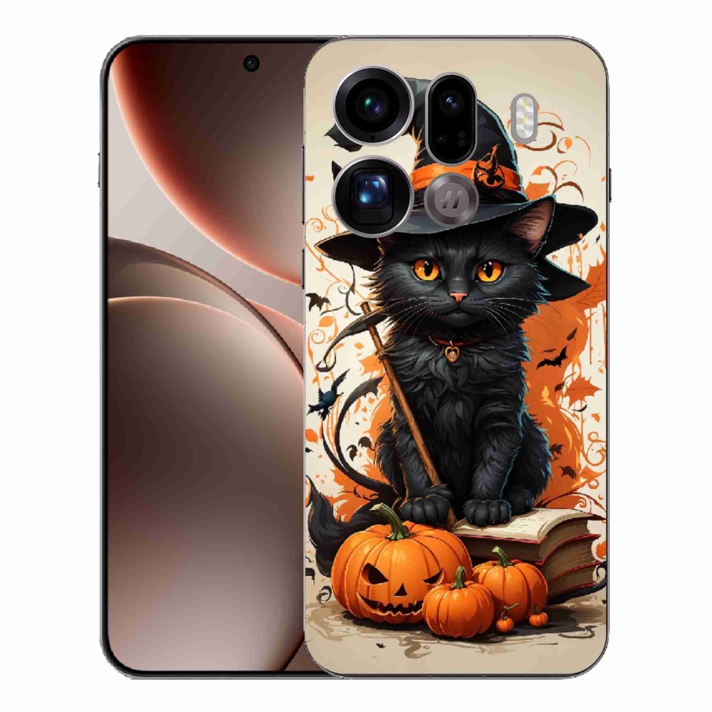 Gélový kryt mmCase na Oppo Find X9 Pro - kocúr čarodejník