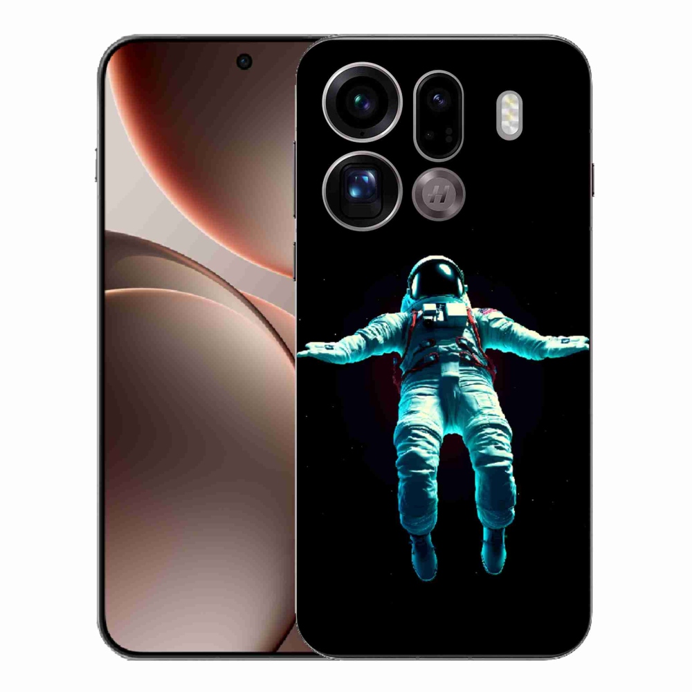 Gélový kryt mmCase na Oppo Find X9 Pro - kozmonaut