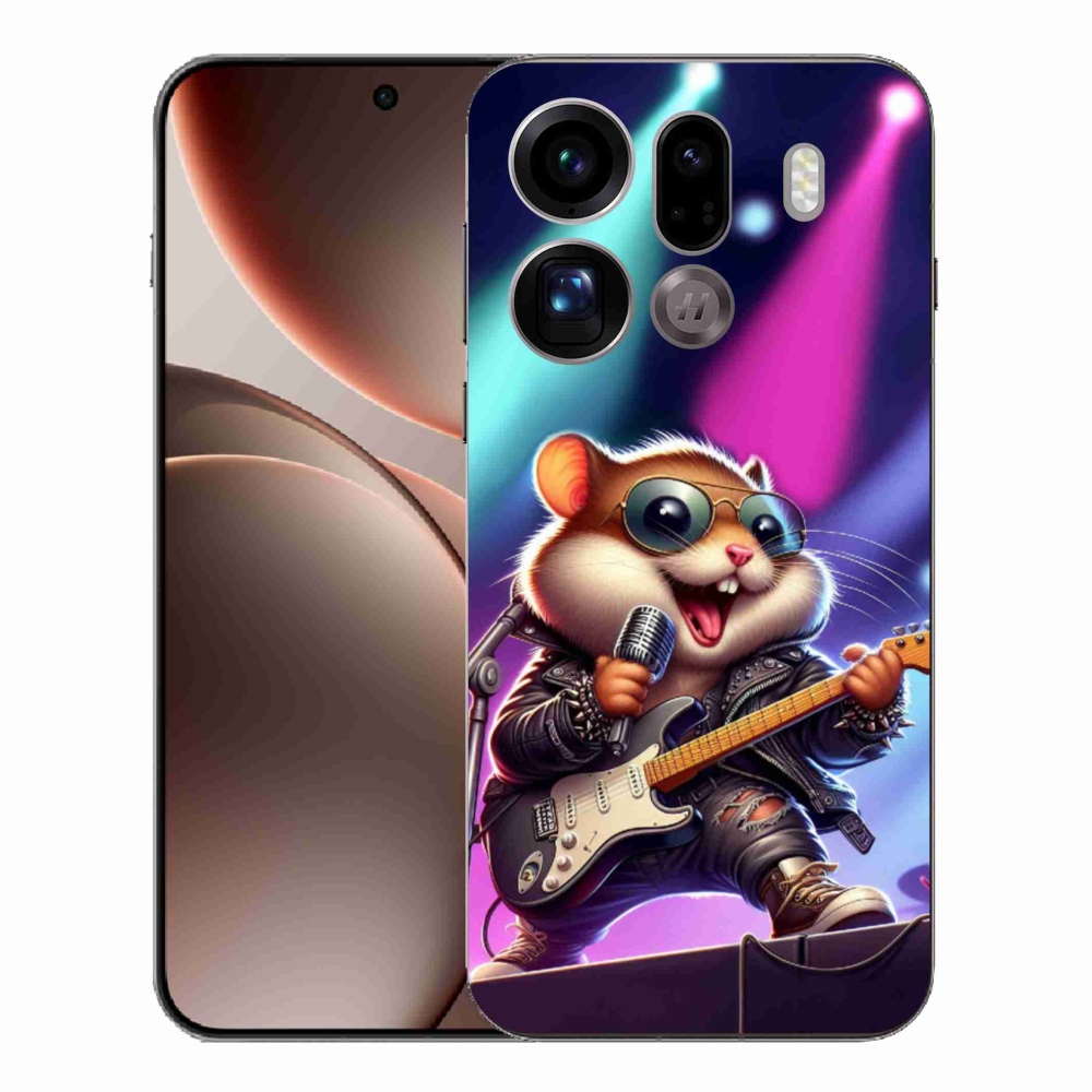 Gélový kryt mmCase na Oppo Find X9 Pro - škrečok rocker