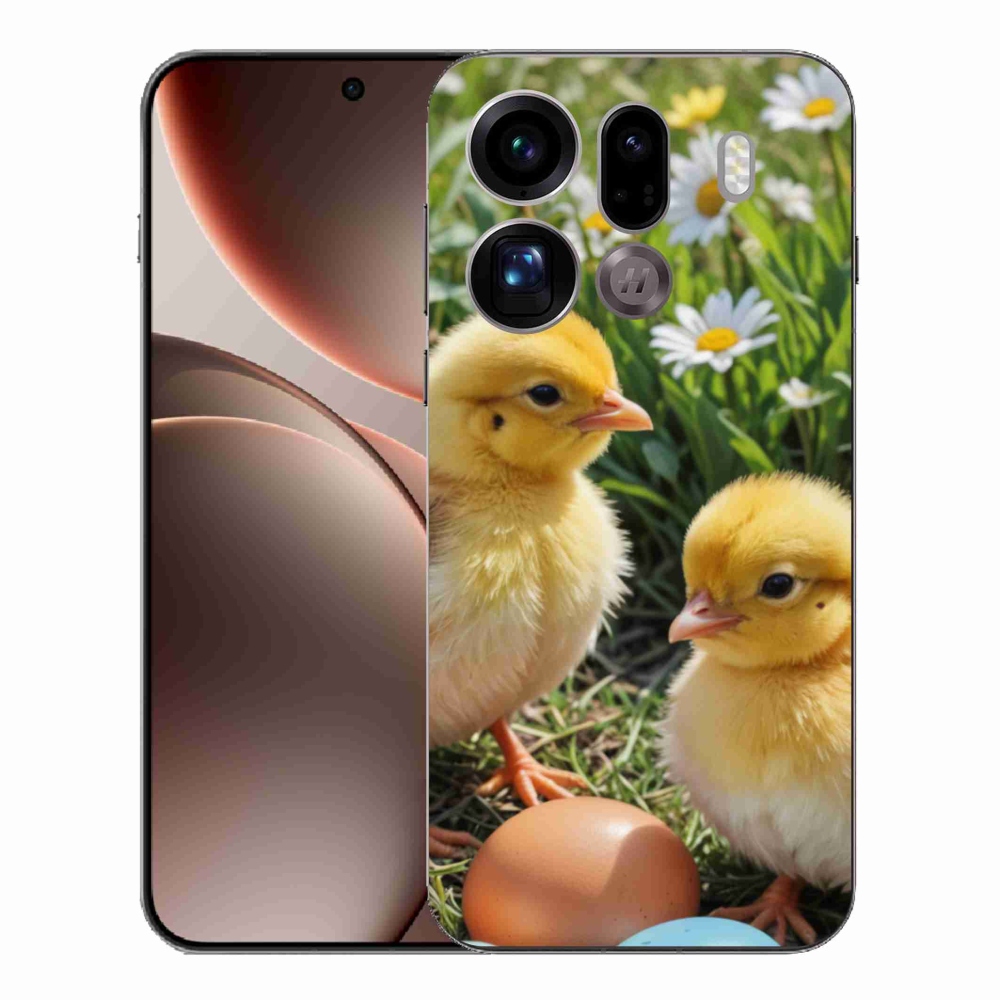 Gélový kryt mmCase na Oppo Find X9 Pro - kuriatka