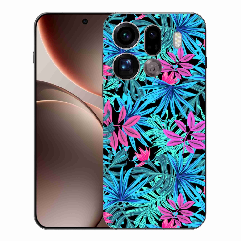 Gélový kryt mmCase na Oppo Find X9 Pro - kvety 3