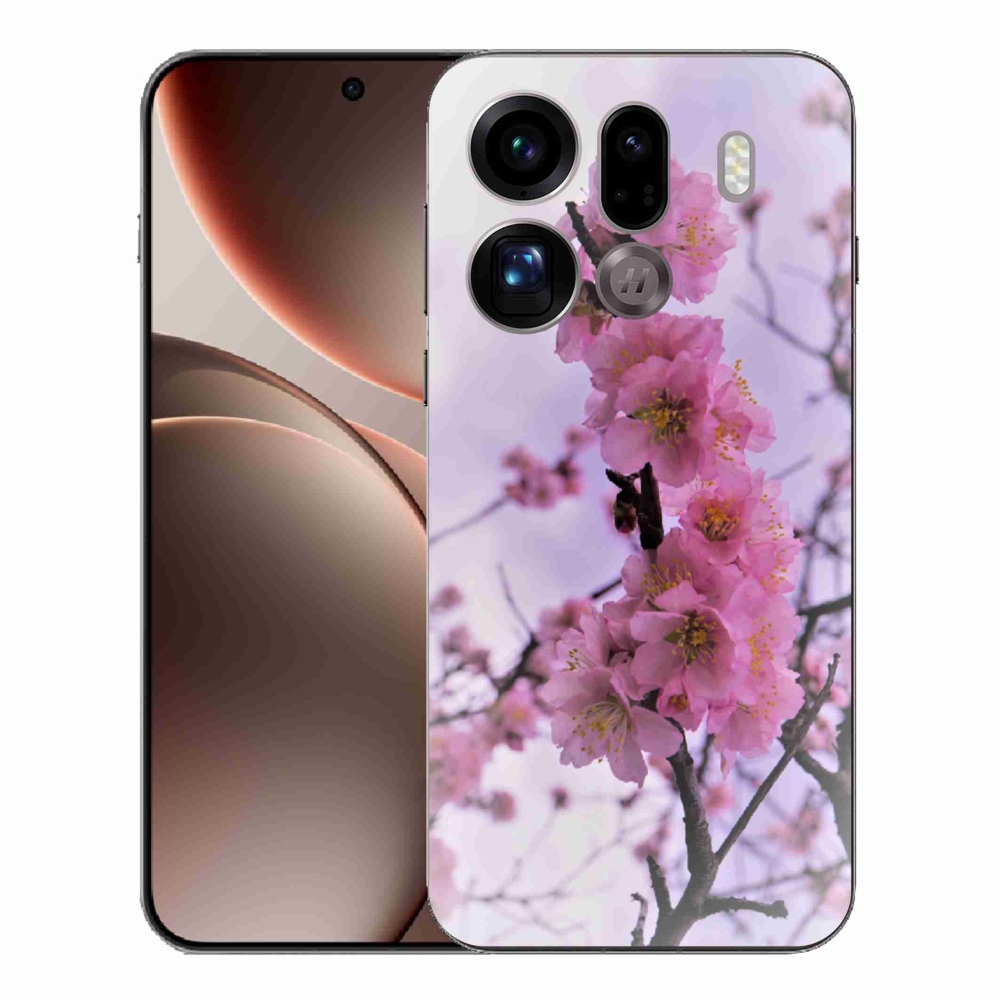 Gélový kryt mmCase na Oppo Find X9 Pro - kvety 7