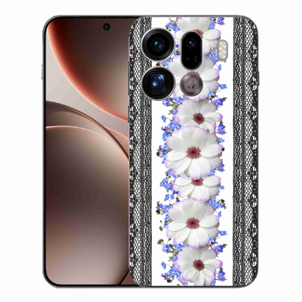 Gélový kryt mmCase na Oppo Find X9 Pro - kvety 8