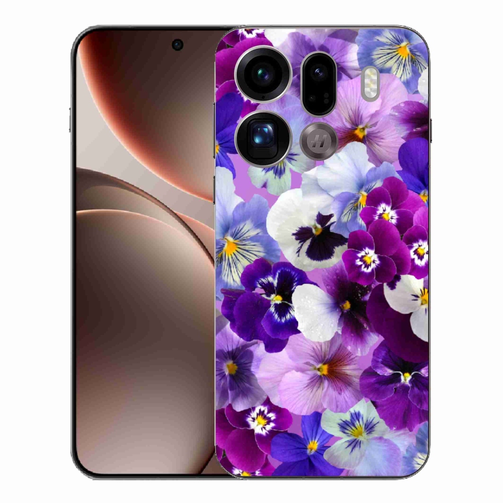 Gélový kryt mmCase na Oppo Find X9 Pro - kvety 9