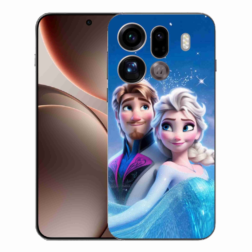 Gélový kryt mmCase na Oppo Find X9 Pro - ľadové kráľovstvo 1