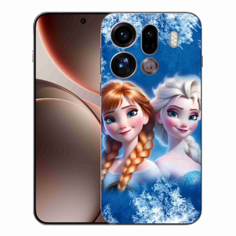 Gélový kryt mmCase na Oppo Find X9 Pro - ľadové kráľovstvo 2