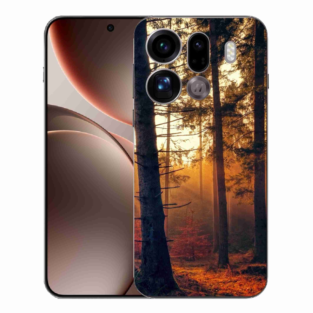 Gélový kryt mmCase na Oppo Find X9 Pro - les