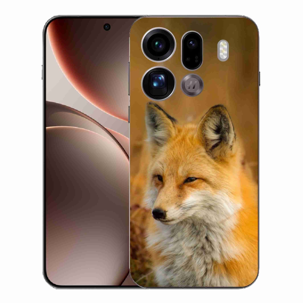 Gélový kryt mmCase na Oppo Find X9 Pro - líška