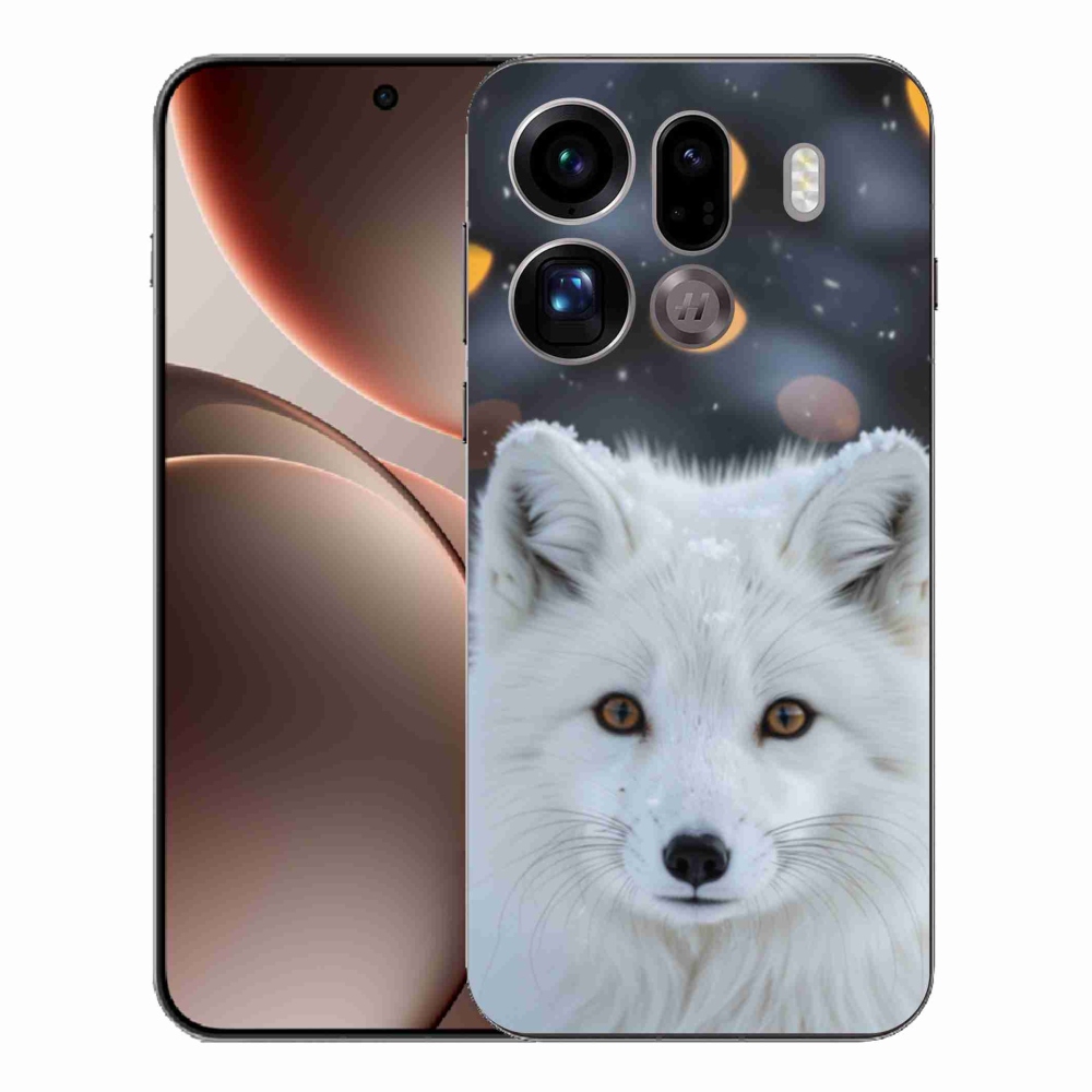 Gélový kryt mmCase na Oppo Find X9 Pro - líška polárna
