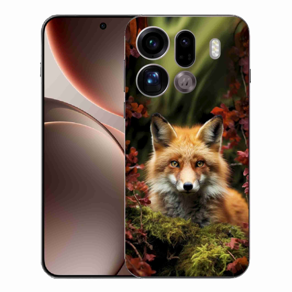 Gélový kryt mmCase na Oppo Find X9 Pro - líška v lese