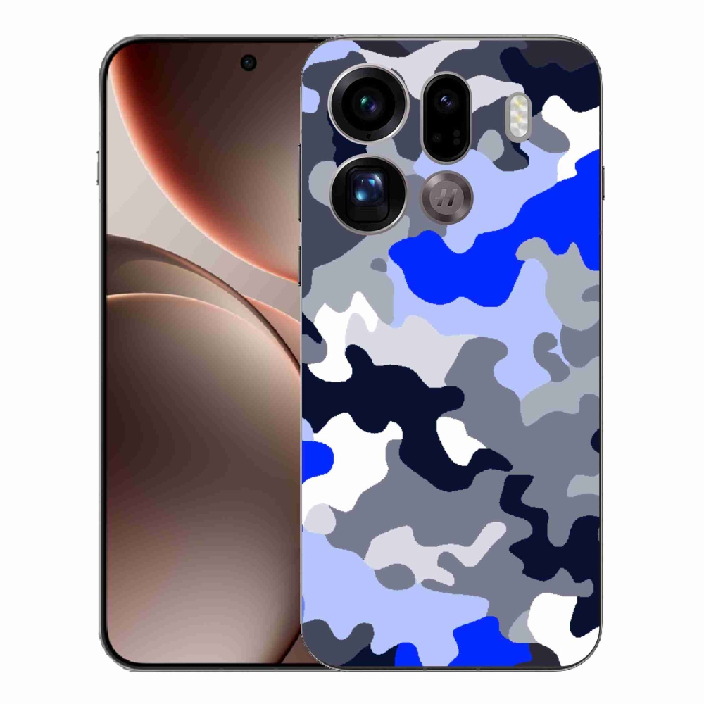 Gélový kryt mmCase na Oppo Find X9 Pro - maskáčový vzor 8