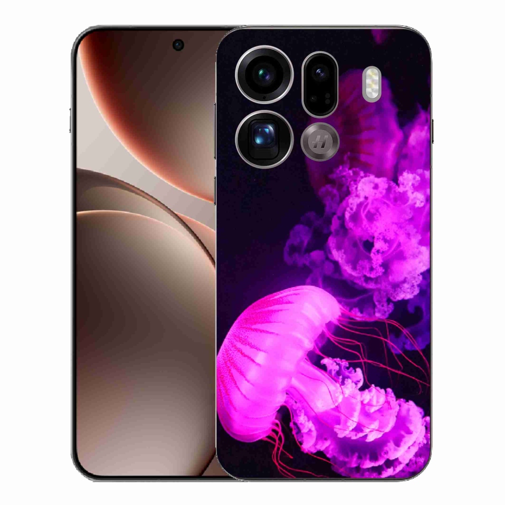 Gélový kryt mmCase na Oppo Find X9 Pro - medúza 1