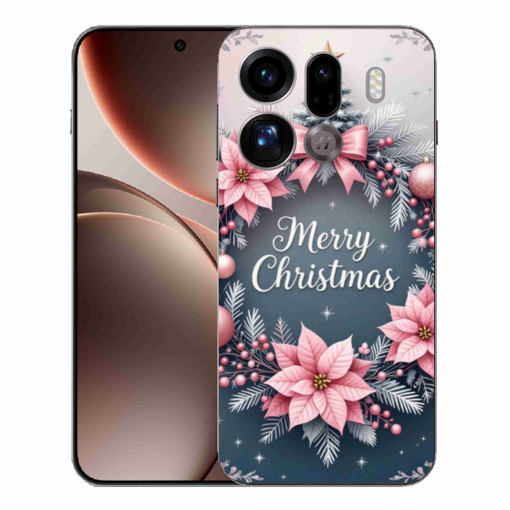 Gélový kryt mmCase na Oppo Find X9 Pro - merry christmas