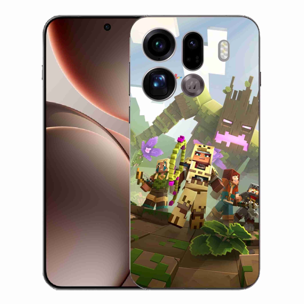 Gélový kryt mmCase na Oppo Find X9 Pro - minecraft 1