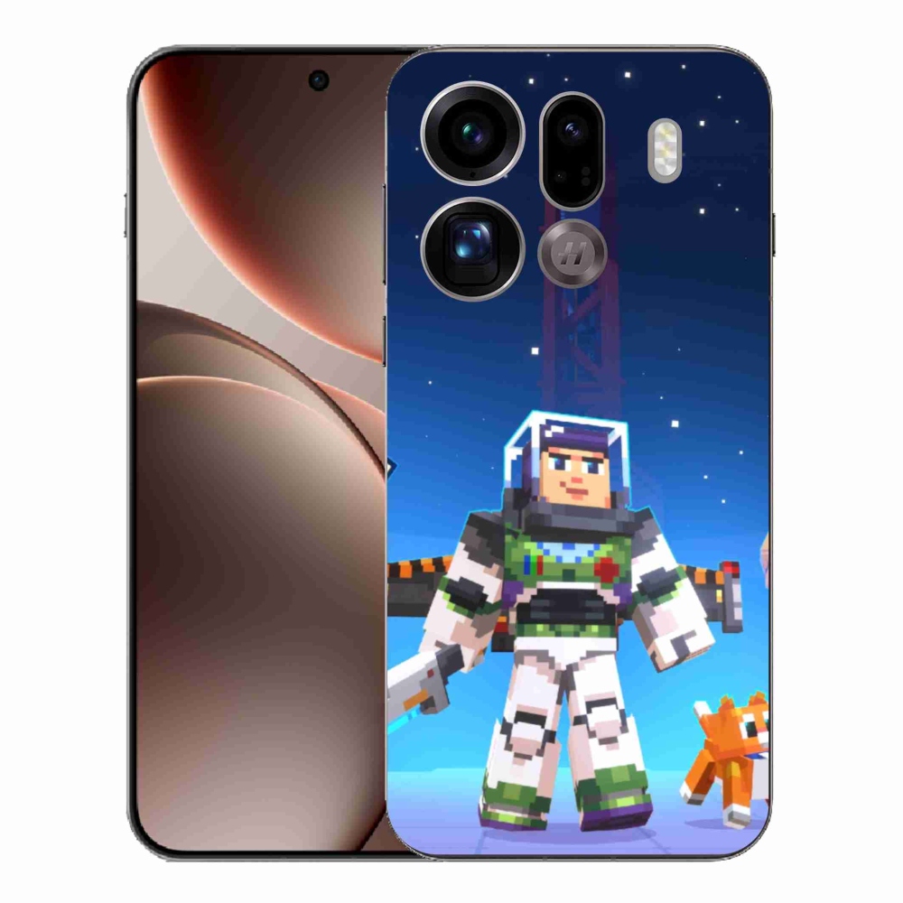Gélový kryt mmCase na Oppo Find X9 Pro - minecraft 2