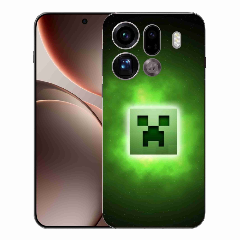 Gélový kryt mmCase na Oppo Find X9 Pro - minecraft