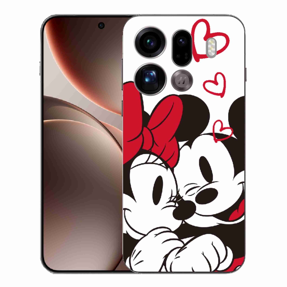 Gélový kryt mmCase na Oppo Find X9 Pro - minnie a mickey